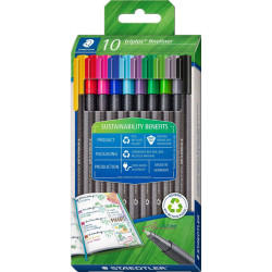 Triplus® Fineliner 10pcs., Staedtler