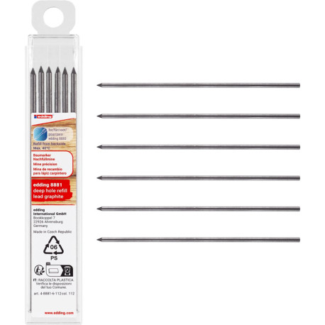 Refill Leads 8881 6pcs., Edding