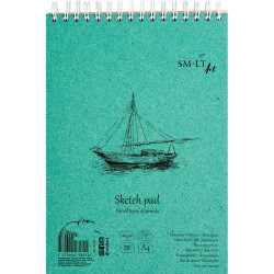 Sketch Pad A4 90g/m² 120 Sheets, Smiltainis