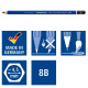 Watercolour drawing pencil Mars® Lumograph® 8B, Staedtler