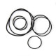 Black Rubber Bands 50g Different Sizes, BNT Scandinavia