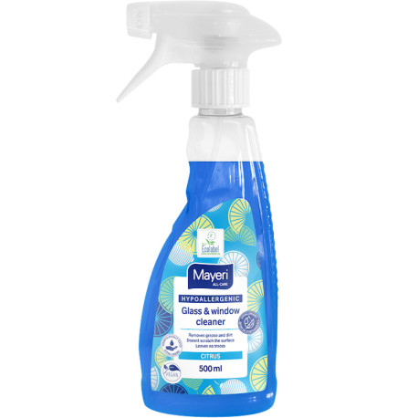 Hypoallergenic Glass and Window Cleaner Citrus 500ml, Mayeri
