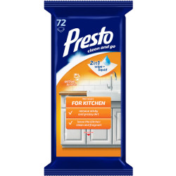 Wet Wipes for Kitchen Presto 72pcs.
