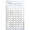 Adhesive Pearls Ivory 5mm 100pcs., DP Craft
