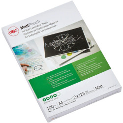 Matēta laminēšanas plēve A4 125mic 100gab., GBC