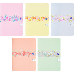 Notebook Flowers A5 32 Pages Squared, Oxford