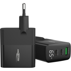 Home Charger with display HC365PD 65W, Ansmann
