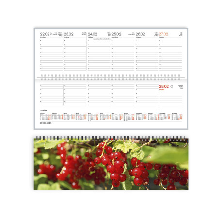 Desk Calendar Credo Spring/Summer, Balts