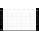 Galda/sienas kalendārs Medeo Monthly A2, Balts