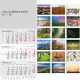 Wall Calendar Primus Stapled, Balts