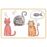 Placemat Cat 43x28cm, Toro