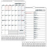 Wall Calendar Office Planner, Timer