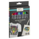 Double Tip Textile Markers 6pcs./12pcs., Nassau Fine Art