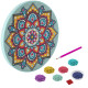 Dimantu glezna Mandala (zaļa) ⌀30cm, Craft Sensations