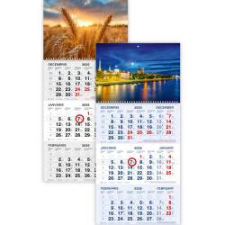 Sienas kalendārs Standart (divdaļīgs), Mobile Serviss