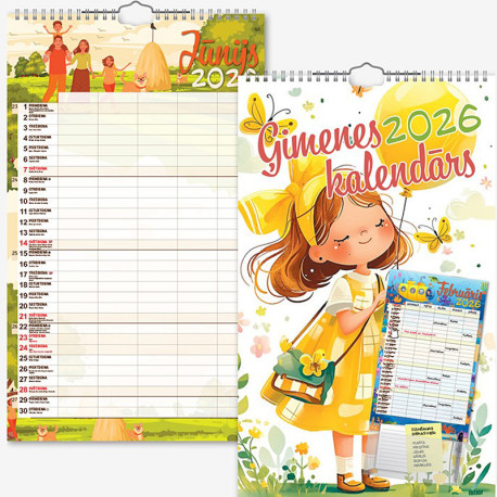 Family Calendar, Timer