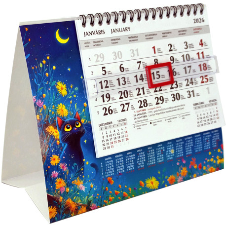 Desk Calendar Cat Lovers, Mobile Serviss