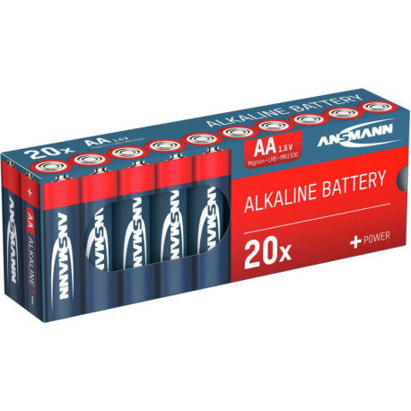 Alkaline Battery AA / LR6 1.5V 20 pcs. box, Ansmann