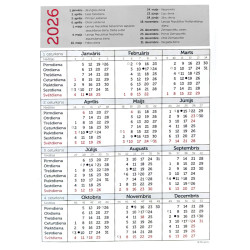 Darba laika kalendārs, Akopeks