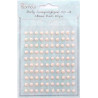 Adhesive Pearls Cream 5mm 100pcs., DP Craft