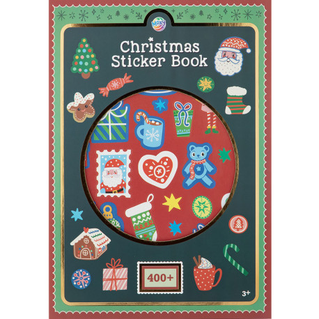 Christmas Sticker Book A4 8 Sheets, Creative Craft