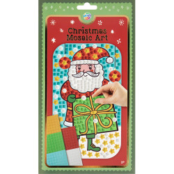 Xmas Mosaic Art Santa A5, Creative Craft Group