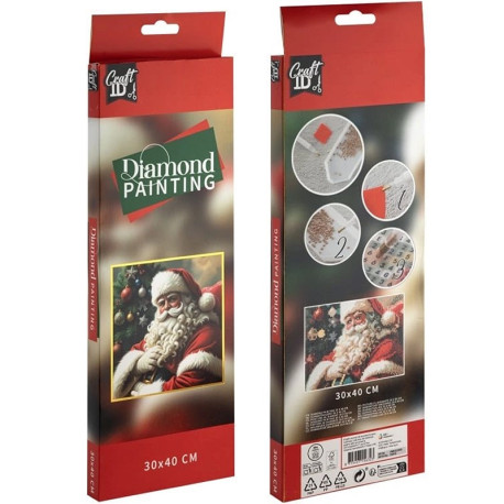 Diamond Painting Santa Claus 30x40cm, Creative Craft Group