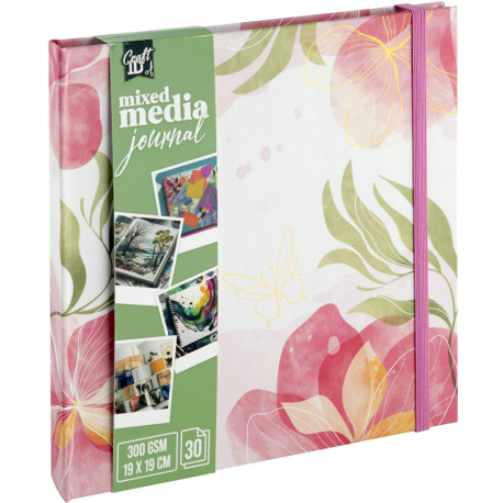 Papīra bloks Mixed Media 20x20cm 300g/m² 30lp., Creative Craft Group