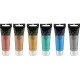 Acrylic Paint Metallic 6x75ml, Nassau Fine Art