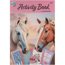 Activity & Sticker Book Horses A4 46 Sheets, Creative Craft Group