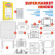 Build and Colour Your Own Supermarket, Creative Craft Group