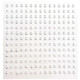 Pašlīmējošas pērļu pusītes baltas 3mm 195gab., DP Craft