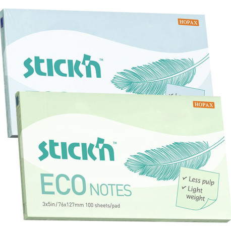 Stick'n Notes ECO 76x127mm 100 Sheets, BNT Scandinavia