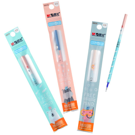 Erasable Gel Pen Refill 6609 0.5mm Blue, M&G