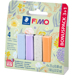 Fimo® Soft komplekts Bloomy 4x25g, Staedtler