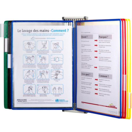 Metal Wall Kit incl. A4 pockets 10pcs., Djois