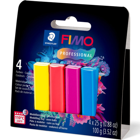 Fimo® Professional True Colours 4x25g, Staedtler