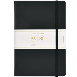 PU Notebook A5 Ruled Black, BNT Scandinavia