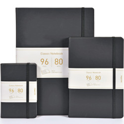 PU Notebook A4 Ruled Black, BNT Scandinavia