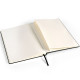 PU Notebook A4 Ruled Black, BNT Scandinavia