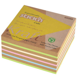 Līmlapiņu kubs Stick'n Kraft 76x76 400lp., BNT Scandinavia