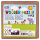 Wooden Puzzle Horses 15x15cm 9pcs., Creative Craft Group