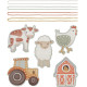 Caurauklojamas figūras Little Farm, Creative Craft Group