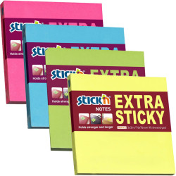 Līmlapiņas Stick'n Extra Sticky Neon 76x76mm 90lp., BNT Scandinavia