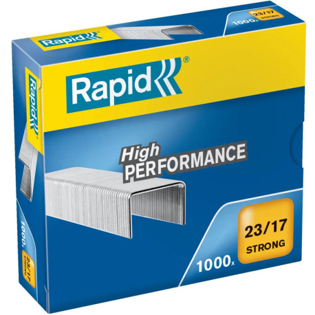 Staples Rapid Strong 23/17 Galvanized Box of 1000