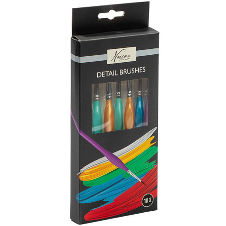 Detail Brushes 10pcs., Creative Craft Group