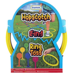 2-in-1 Ring Toss & Hopscotch, Creative Craft Group