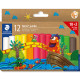 Plasticine Clay Noris® Jumbo 12x16.6g, Staedtler