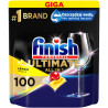 Kapsulas trauku mazgājamām mašīnām Finish Powerball Ultimate All in 1 Lemon 100gab., Reckitt Benckiser