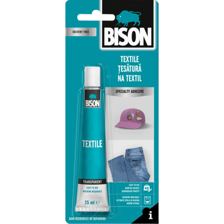 Audumu līme Bison Textile 25ml